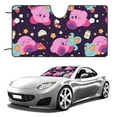 thumbnail image 1 of Cartoon Kirby Car Windshield Sunshade Umbrella Foldable Reflective Sun Visor Front Window Cover Protector Accessories, 1 of 8