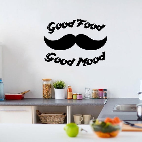 Cartoon Kitchen Home Decorations Pvc Decal Rooms Decoration Wall Decal Home Decor 57x76cm