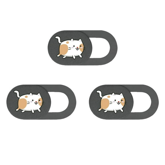 Cartoon Kitten Camera Cover for Laptop Web Camera Privacy Protector Sticker