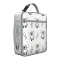 thumbnail image 1 of Cartoon Koala Lunch Box Bag, Artistic Australian Animal Pattern Insulated Bento Tote with Cute Koala Bear Design, Waterproof Cooler for Work, Picnic, Travel, School, 1 of 2
