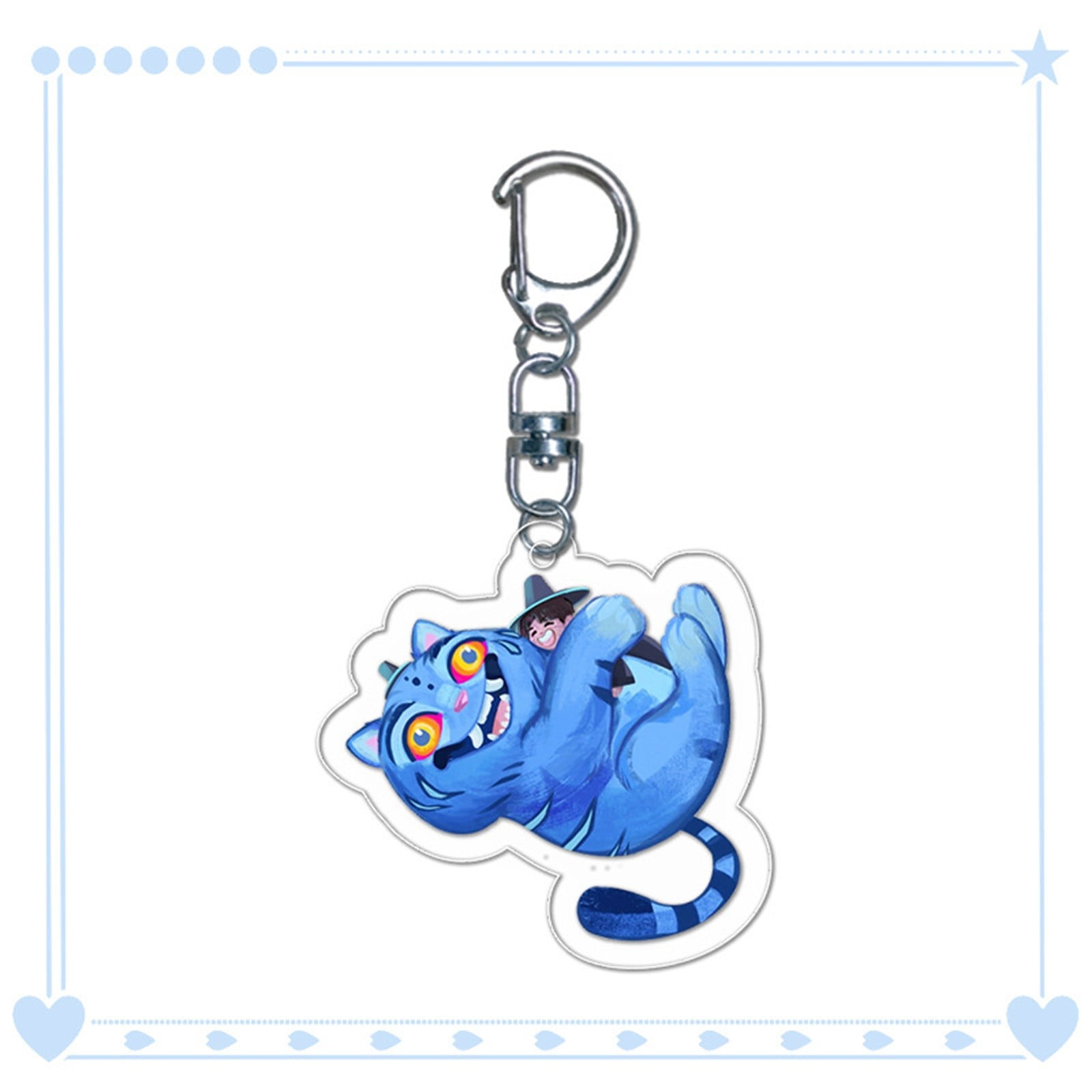 Cartoon Korean Pop Demon Hunters Tiger Huntrix Saja Anime Pendant ...