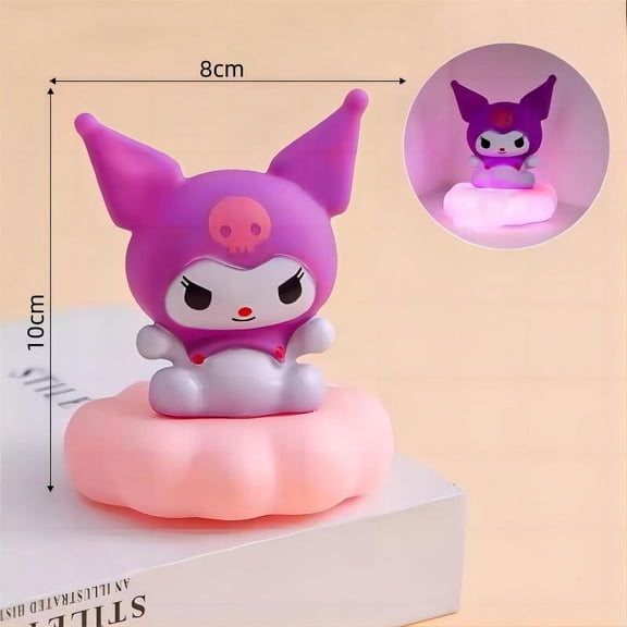 Cartoon Kuromi CNMR Big-ear Dog Cloud Night Light Night Lamp Birthday Glow Pinch Lamp Festival Decoration Ambient Lighting Bedside Light Sweet Gift