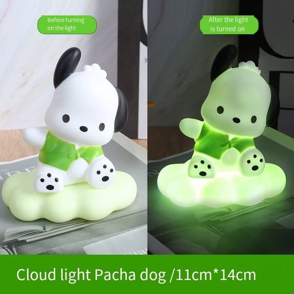 Cartoon Kuromi CNMR Big-ear Dog Cloud Night Light Night Lamp  Birthday Glow Pinch Lamp Festival Decoration Ambient Lighting Bedside Light Sweet Gift