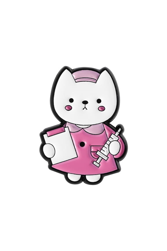 Cartoon Laboratory Nurse Enameled Pin Brooch For Jewelry Gifts Fashion Accessories Charm Enhancement