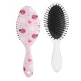 thumbnail image 1 of Cartoon Ladybug Detangling Hair Brush - Lightweight Round Bristle Brush for Daily Use, Painless Knot Removal & Scalp Care, Cute Print for Girls & Women, 1 of 5