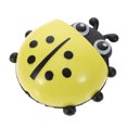 Cartoon Ladybug Kids Toothbrush Toothpaste Holder Wall Mounted Suction