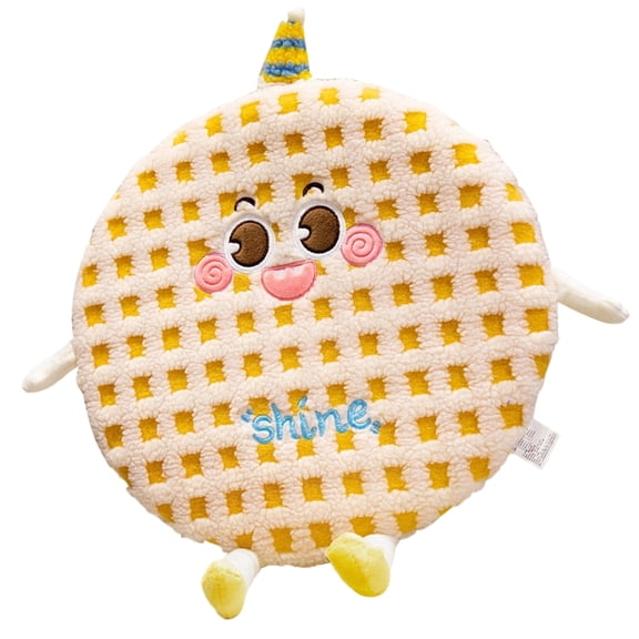 Cartoon Lamb Furs Memory Foam Seat Pad Removable Cover Nonslip Base Home Winter Warmth