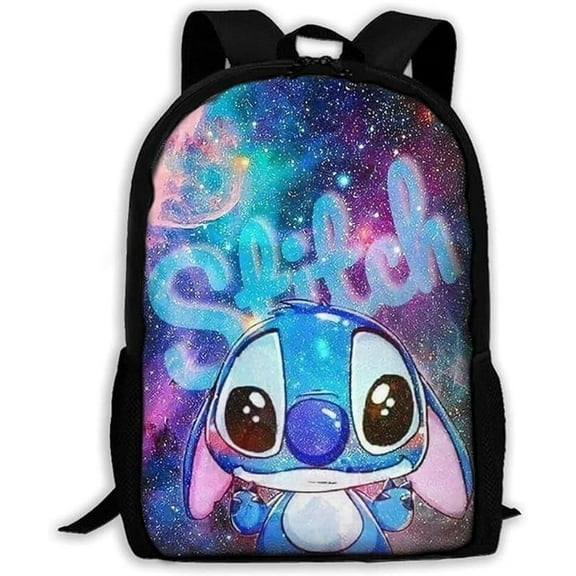 Cartoon Laptop Backpack Travel Daypack Cute Bookbag for Women Men Hiking Gift 17 Inch, Star Cartoon