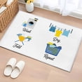 thumbnail image 1 of Cartoon Laundry Room Bathroom Rug Washable 2x3 Entryway Rug Non Slip Modern Minimalist Front Door Mat Low Pile Indoor Doormat Throw Floor Carpet for Kitchen Bedroom Entrance, 1 of 8