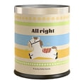 thumbnail image 1 of Cartoon Leather Trash Can - Decor Garbage Can - Small Waste Basket for Bedroom, 1 of 6