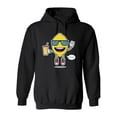 thumbnail image 1 of Cartoon Lemon Character Design Hoodie Men -Image by Shutterstock, Male Large, 1 of 4