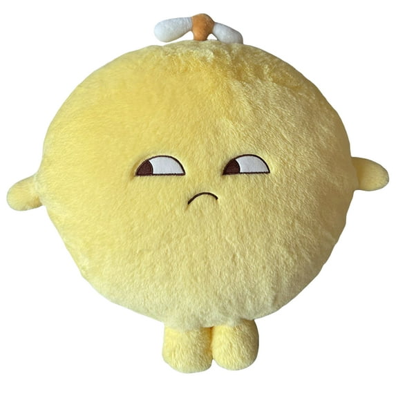 Cartoon Lemon Plush Doll, Cute Soft Throw Pillow Stuffed Toy Birthday Gift for Child Adult