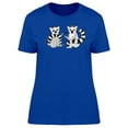 thumbnail image 1 of Cartoon Lemurs Illustration T-Shirt Women -Image by Shutterstock, Female XX-Large, 1 of 2