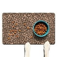 thumbnail image 1 of Cartoon Leopard Print Dog Mat - Playful Cheetah Design Feeding Pad - Multi-Layer Absorbent Core - Easy Rinse Clean for Busy Owners, 1 of 7