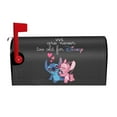 Cartoon Lilo & Stitch Mailbox Cover Standard Size 25.5x21 in Waterproof Sun Protection