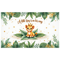 thumbnail image 1 of Cartoon Lion Baby Shower Banner Jungle Animal Party Backdrop Little King Safari Theme for Baby Shower Birthday Event Decoration, 1 of 9