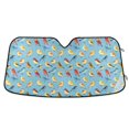 thumbnail image 1 of Cartoon Little Birds Car Windshield Sun Shade Foldable Car Front Window Visor Heat and UV Protection 55x27.6, 1 of 8
