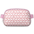 thumbnail image 1 of Cartoon Llama Waist Pack – Funny Kawaii Alpaca Print Fanny Bag for Women with Cute Pattern and Artistic Design, 1 of 4