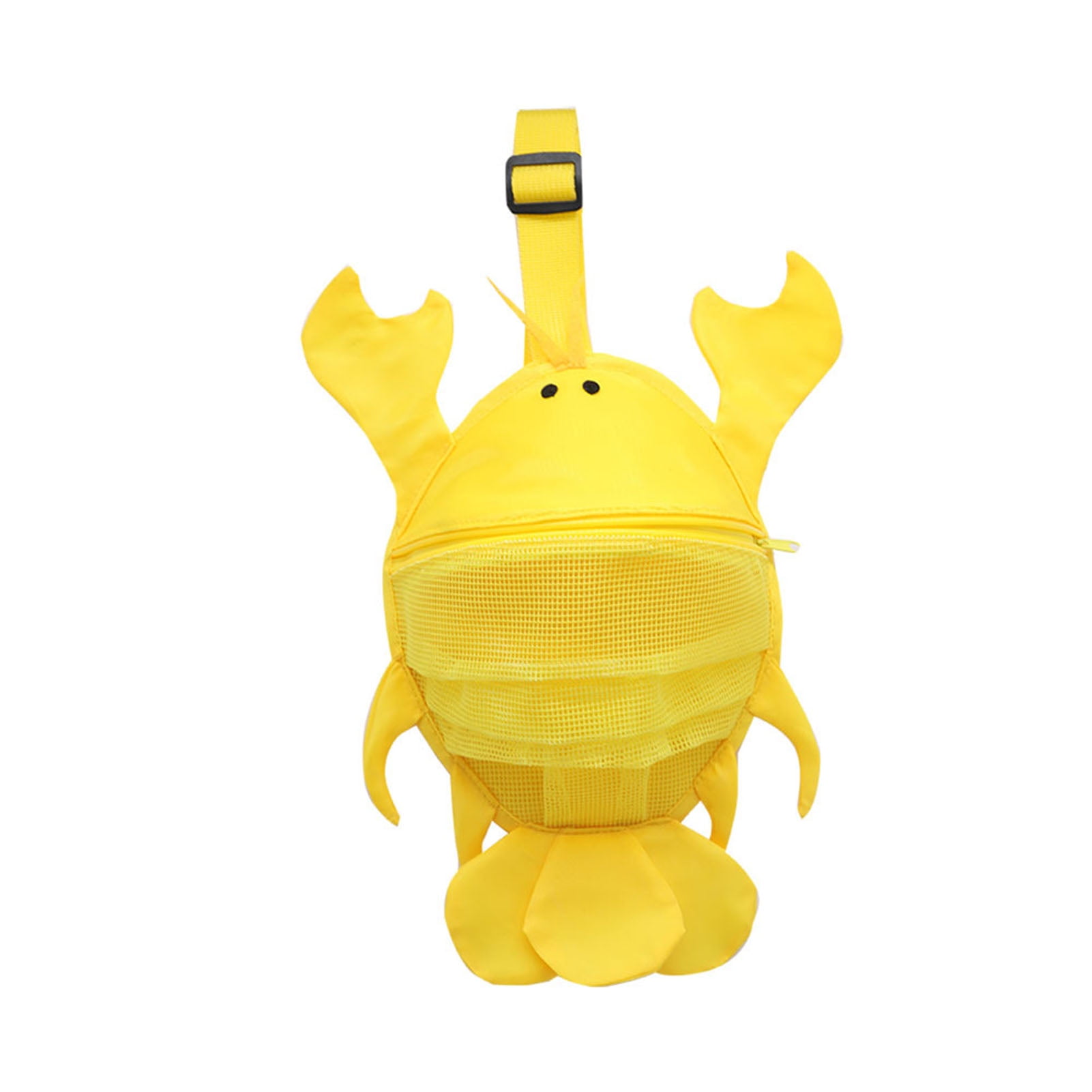 Cartoon Lobster Shape Kids Beach Bag Breathable Mesh Design Toys Shell