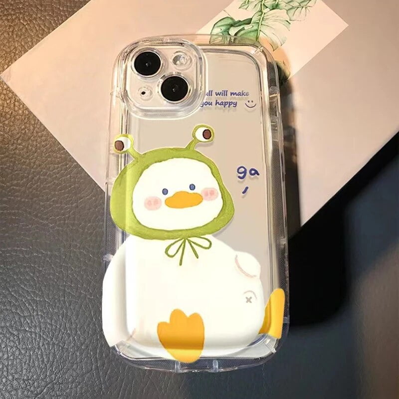 Cartoon Loopy Clown Ducks Tpu Case For Samsung S23 S22 Ultra S21 Plus