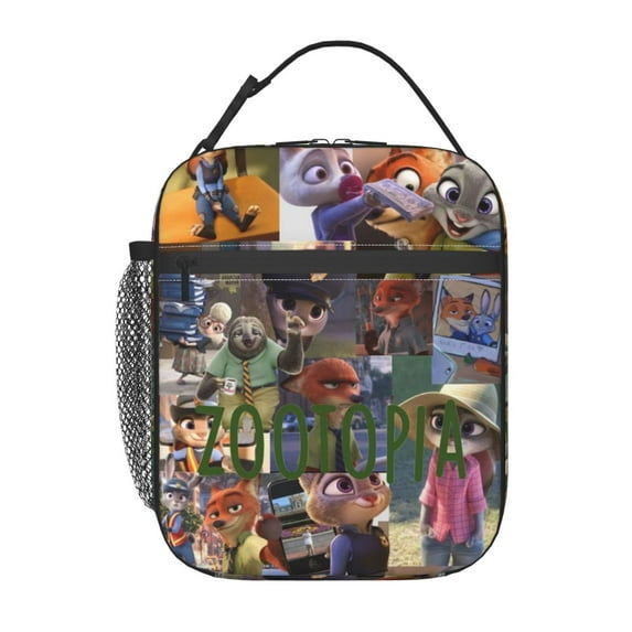 Cartoon Lunch Bag Zootopia Insulated Lunch Box Leakproof Cooler Food Lunch Containers for Work Travel and Picnic