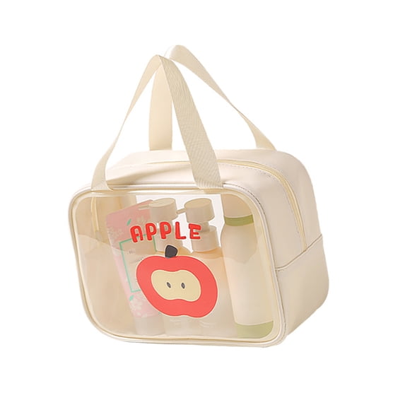Cartoon Makeup Bag Travel Toiletry Bag with Handle Clear Waterproof ...