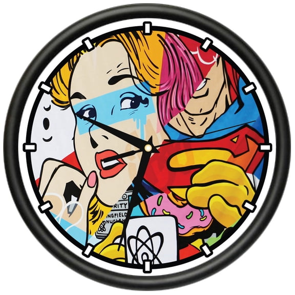 Cartoon Mania  Design Wall Clock | Precision Quartz Movement | Décor For School Class Office Bedroom Decoration