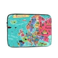 thumbnail image 1 of Cartoon Map of Europe 13 inch Portable Laptop Sleeve Compatible with MacBook Air Notebook Computer Case for Men Women College School Students, 1 of 7