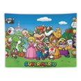 Cartoon Mario Decor Anime Tapestry, Colorful Wall Art for Home