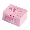 Cartoon Melody Cinnamoroll Desktop Lipstick Cotton Swab Storage Box