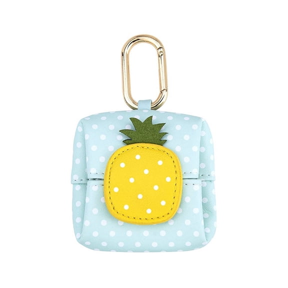 Cartoon Mini Storage Bag for Airpods Earbuds Cover Keychain, Headset Box Coin Pouch Change Holder Case Mini Pocket Wallet