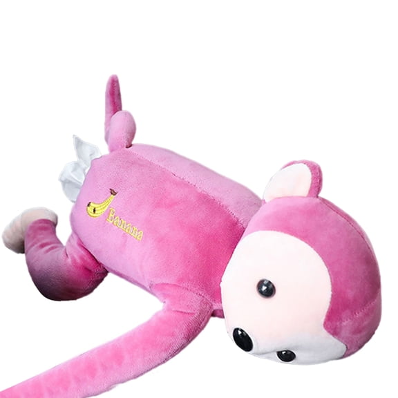 Cartoon Monkey Office Home Car Hanging Paper Napkin Tissue Box Cover Holder