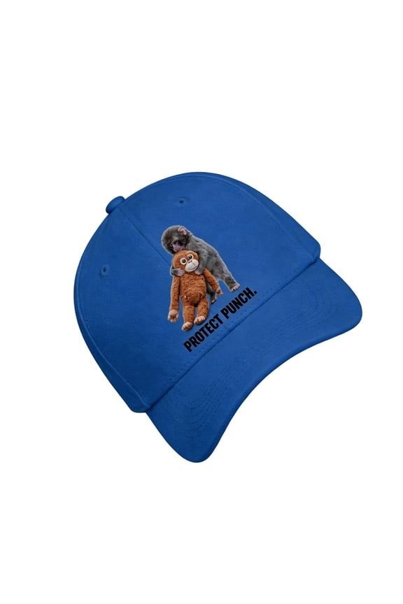 Cartoon Monkey Print Baseball Cap For Men Women Soft Cotton Adjustable Dad Hat With Fun Cartoon Design for Daily Wear