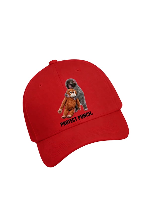 Cartoon Monkey Print Baseball Cap For Men Women Soft Cotton Adjustable Dad Hat With Fun Cartoon Design for Daily Wear