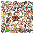 thumbnail image 1 of Cartoon Monkey Stickers Animal Fun Children Stickers for Phone Luggage Laptop, 1 of 9
