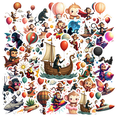 thumbnail image 1 of Cartoon Monkey Stickers, Waterproof Space Sticker for Water Bottle Laptop Phone Cases Planner Skateboard Luggage Helmet Party Favor Decor, Ideal for Adults Teens Teacher Rewards, 1 of 9