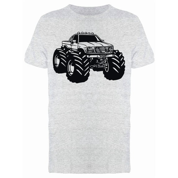 Cartoon Monster Truck T-Shirt Men -Image by Shutterstock, Male Medium