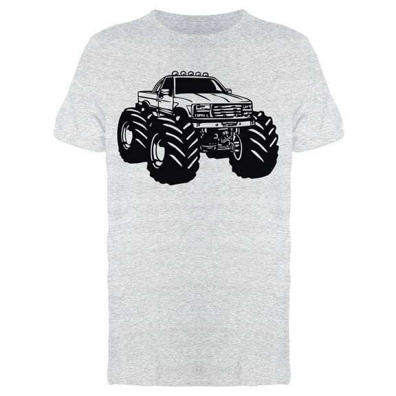 Cartoon Monster Truck T-Shirt Men -Image by Shutterstock, Male Small