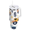 thumbnail image 1 of Cartoon Monster Truck Tumbler with Handle and Straw Lid 40 oz Insulated Vacuum Water Bottle Stainless Steel Travel Cup, 1 of 9