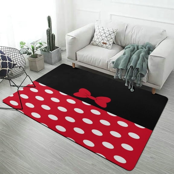Cartoon Mouse Character Carpet Style Living Room Bedroom Soft Comfy Rug Modern 3d Entry Mats Household