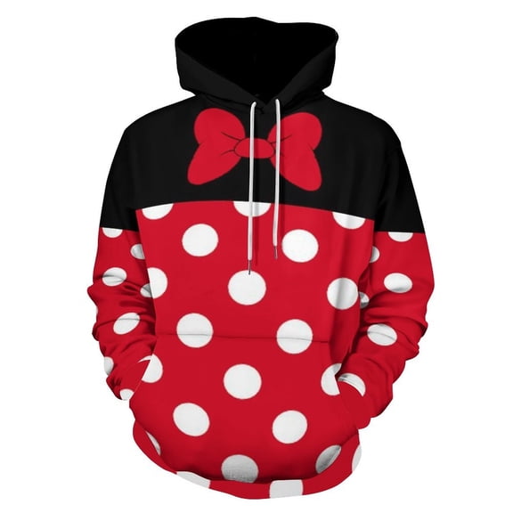 Cartoon Mouse Character Men's Women Vintage 3D Hooded Sweatshirt - All-Season Loose Fit Streetwear