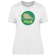 thumbnail image 1 of Cartoon Mouse In A Circle T-Shirt Women -Image by Shutterstock, Female x-Large, 1 of 2