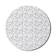 thumbnail image 1 of Cartoon Mouse Pad for Computers, Themed Pattern with Clouds Balloons and Unicorns Party, Round Non-Slip Thick Rubber Modern Gaming Mousepad, 8" Round, Baby Pink Baby Blue, by Ambesonne, 1 of 2