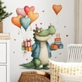 Cartoon Mr. Crocodile Birthday Celebration Wall Sticker | Self-Adhesive ...