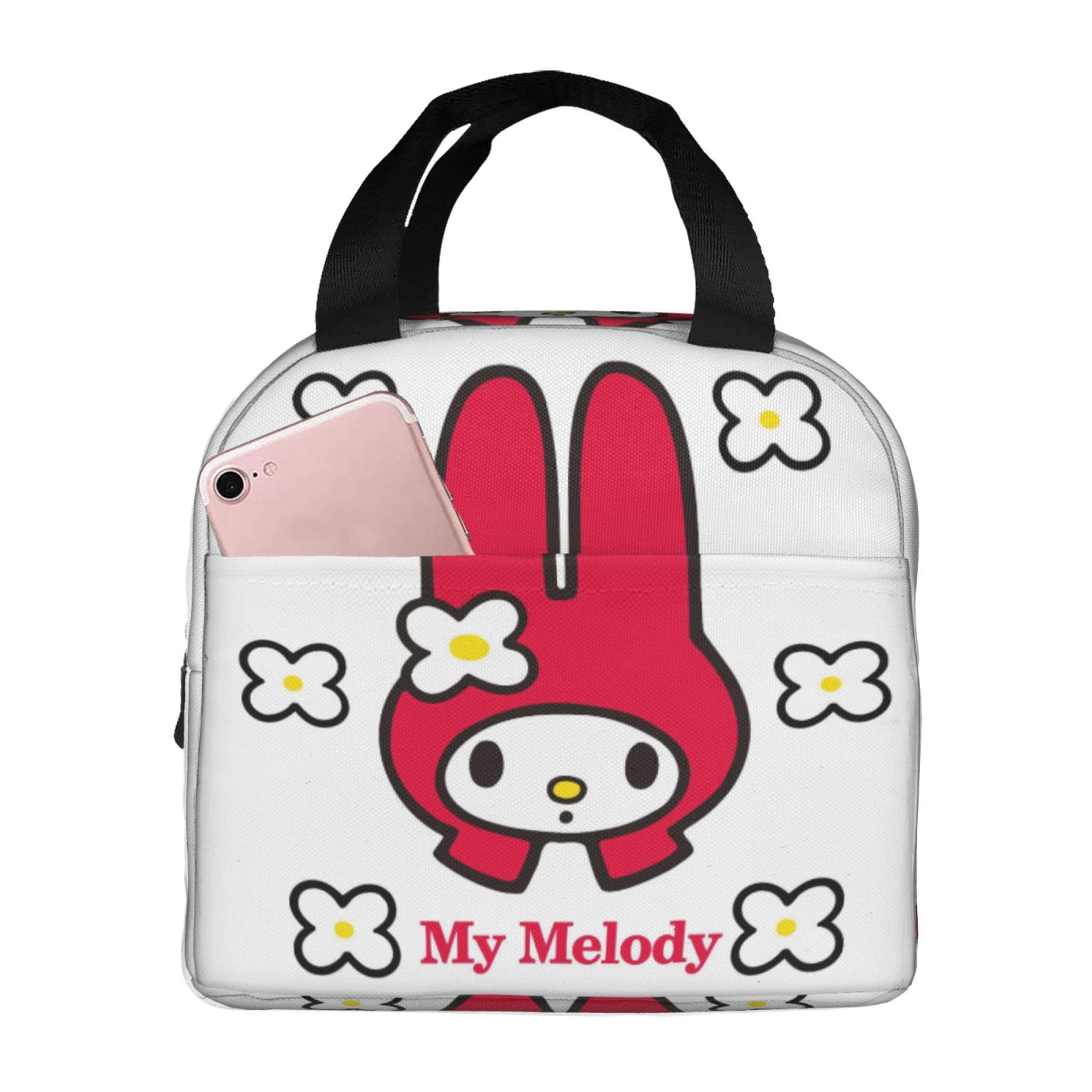 Cartoon My Melody Lunch Box Insulated Lunch Bag for Women Men Lunch