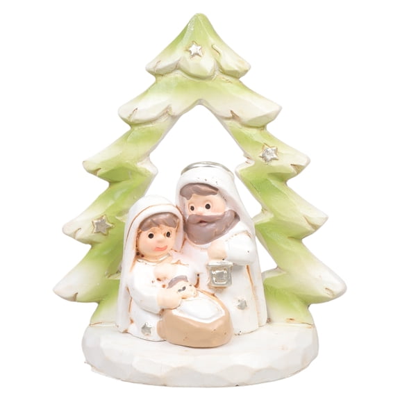 Cartoon Nativity Scene Rosin Manger Christmas Decoration For Home Church And Holiday Religious Display