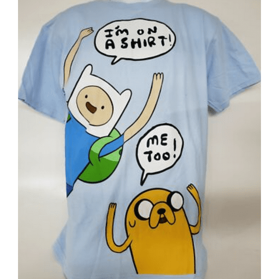 Cartoon Network - Adventure Time "I'm on a Shirt!" T-Shirt (Men's Large)