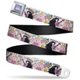 thumbnail image 1 of Cartoon Network Belt, Seatbelt Buckle Belt, Adventure Time Marceline and Princess Bubblegum Collage Pink, 30 to 44 Inches, 1 of 9