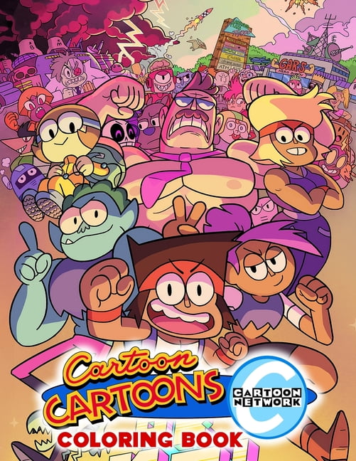 Cartoon Network Coloring Book (Paperback) - Walmart.com