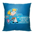thumbnail image 1 of Cartoon Network Dexter's Lab Not Welcome Kids Printed Throw Pillow, 1 of 2